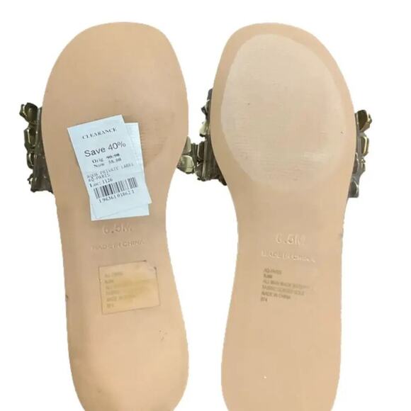 AQUA Dress Slide Sandals Women's Paris Embellished Size 6.5 NWT NIB - Picture 3 of 5